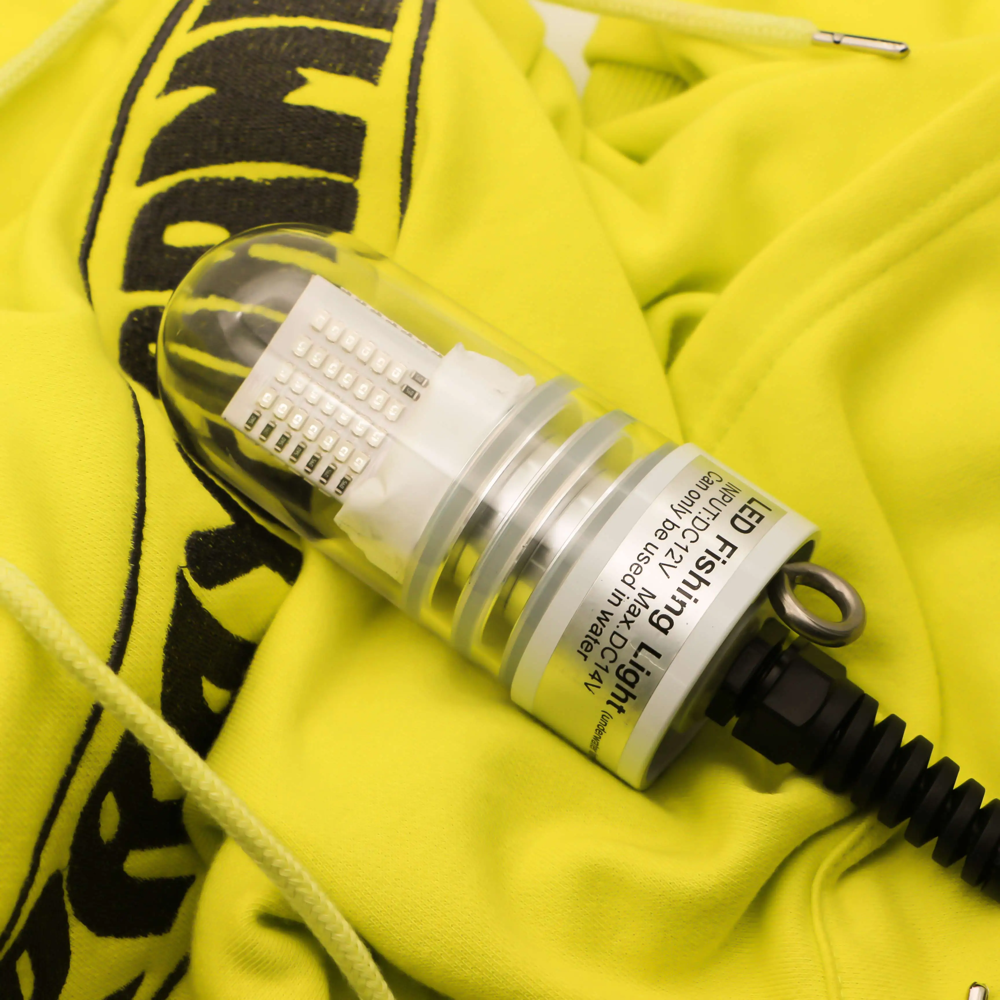 60W 12V Green Blue White Yellow Underwater LED Squid Fishing Lights