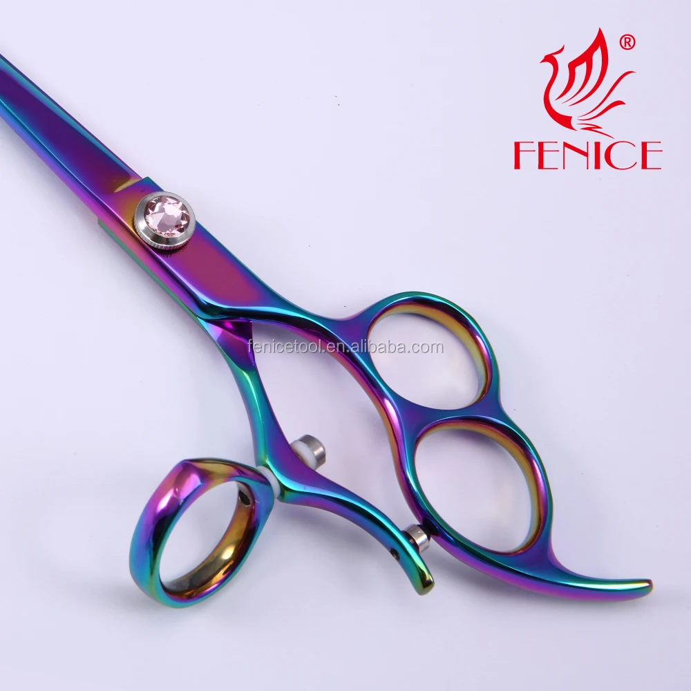 Professional JP440C steel 6.0 inch rotate handle salon barber scissors