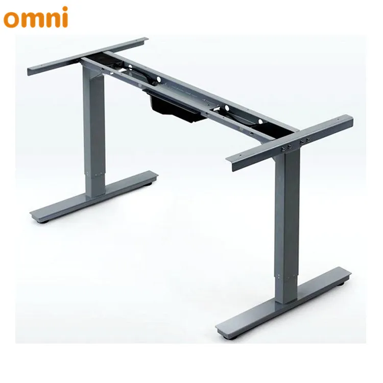 2 Motors 3 Stages Oval/round/rectangular Standing Lifting Desk Table Leg Adjustable Electric