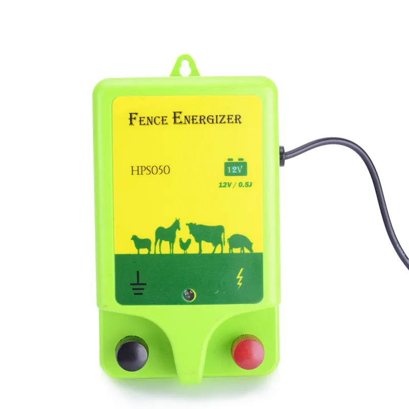 Plastic sheep 12v powered  waterproof electric fence energizer for livestock farming