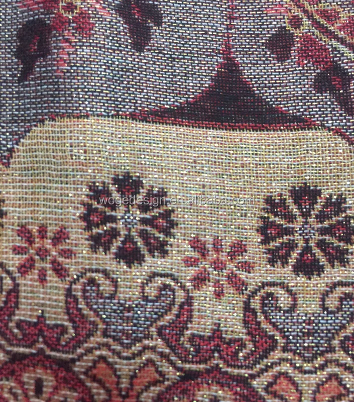 Womens dress shawl jacquard paisley floral polyester acrylic turkish golden lurex shine pashmina scarf