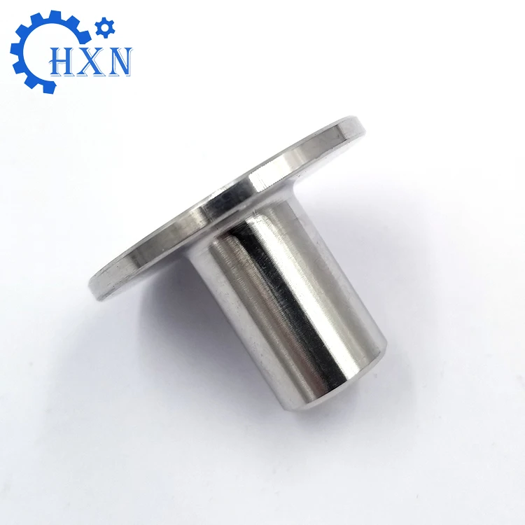 Custom stainless steel CNC machining long inner threaded tube