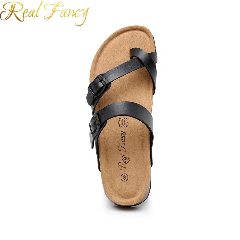 Мужские Тапочки нового дизайна на заказ, сдвижные сандалии из искусственной кожи на ремешке, сандалии с подошвой Eva для мужчин