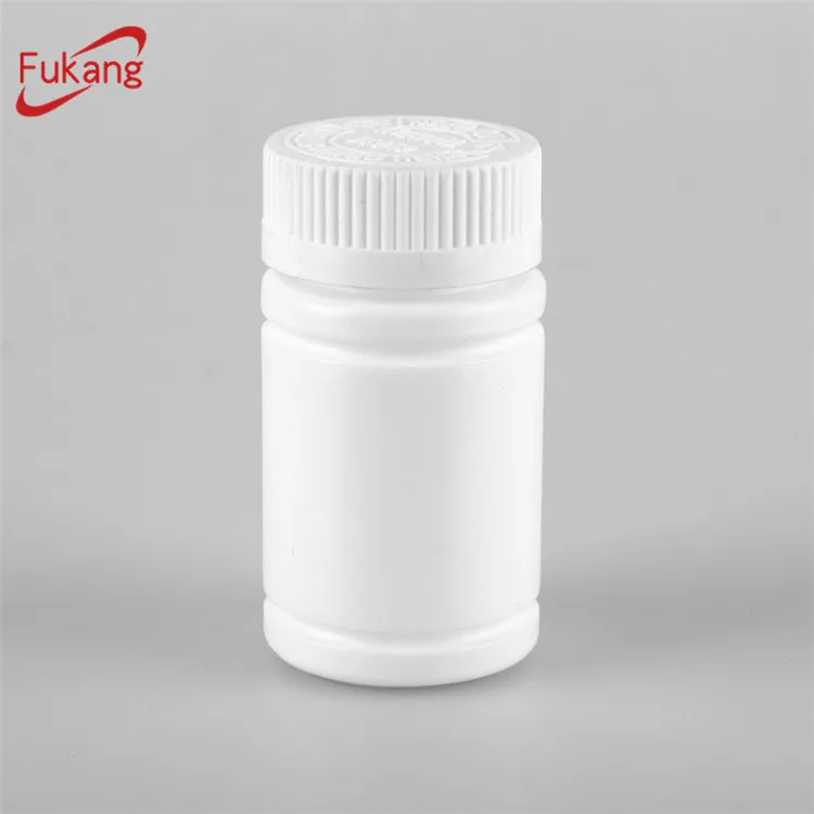 60ml Empty White HDPE Pharmacy Capsule/Pill Plastic Bottle Manufacture