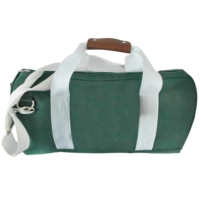 Custom  600D Solid Color Foldable Trolley Sleeve Travel Weekend Bag