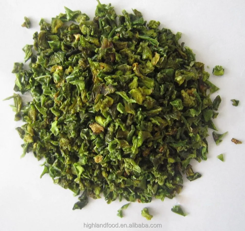 Top Quality Dried Dehydrated Green Bell Pepper