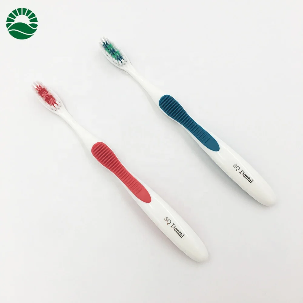 Big handle grown people toothbrush with gum massager