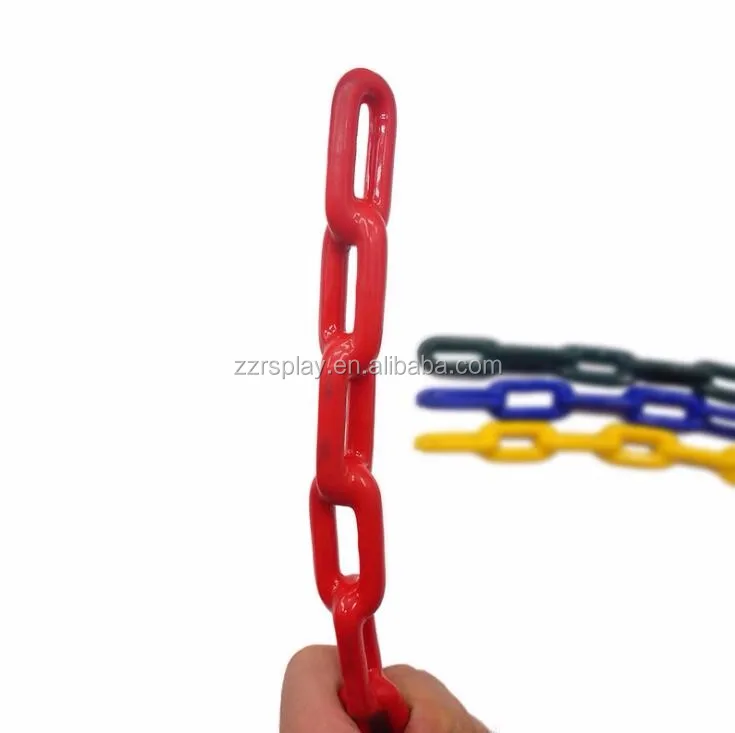 plastic coated safety chain free size long iron link chain for outdoor swings