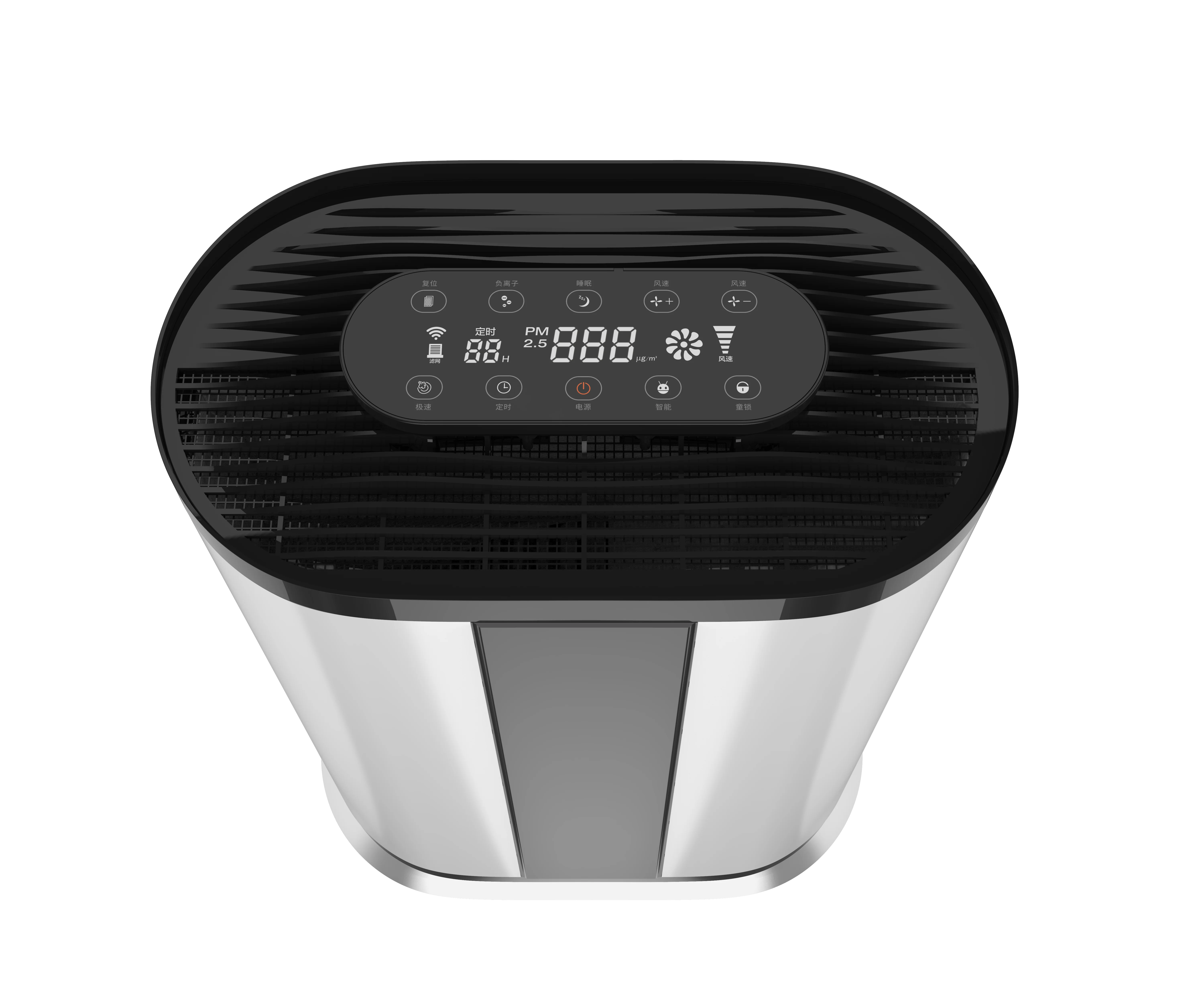 Оригинальный домашний очиститель воздуха HEPA с Wi-Fi, интеллектуальное приложение опционально, оптовая продажа, носимый воздухоочиститель