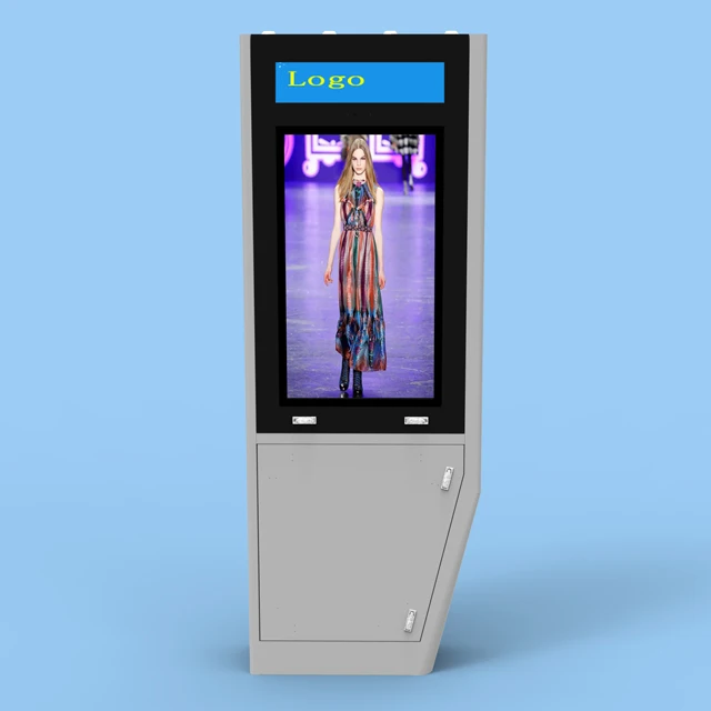 Waterproof 55 inch two Sided wifi LCD Outdoor Advertising with Phone Equipment