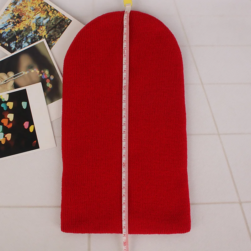 Hot selling acrylic wool hat fluorescent customized hat warm lovers winter knitted hat