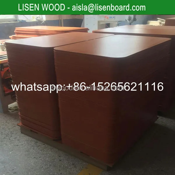 
melamine faced MDF based board table tops / pvc countertop mdf / 18mm cheap kitchen table tops 