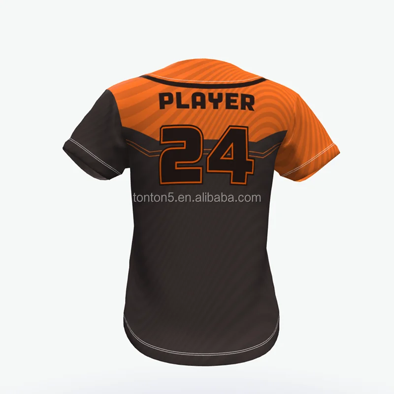 High quality 100% cotton baseball jerseys custom baseball jersey