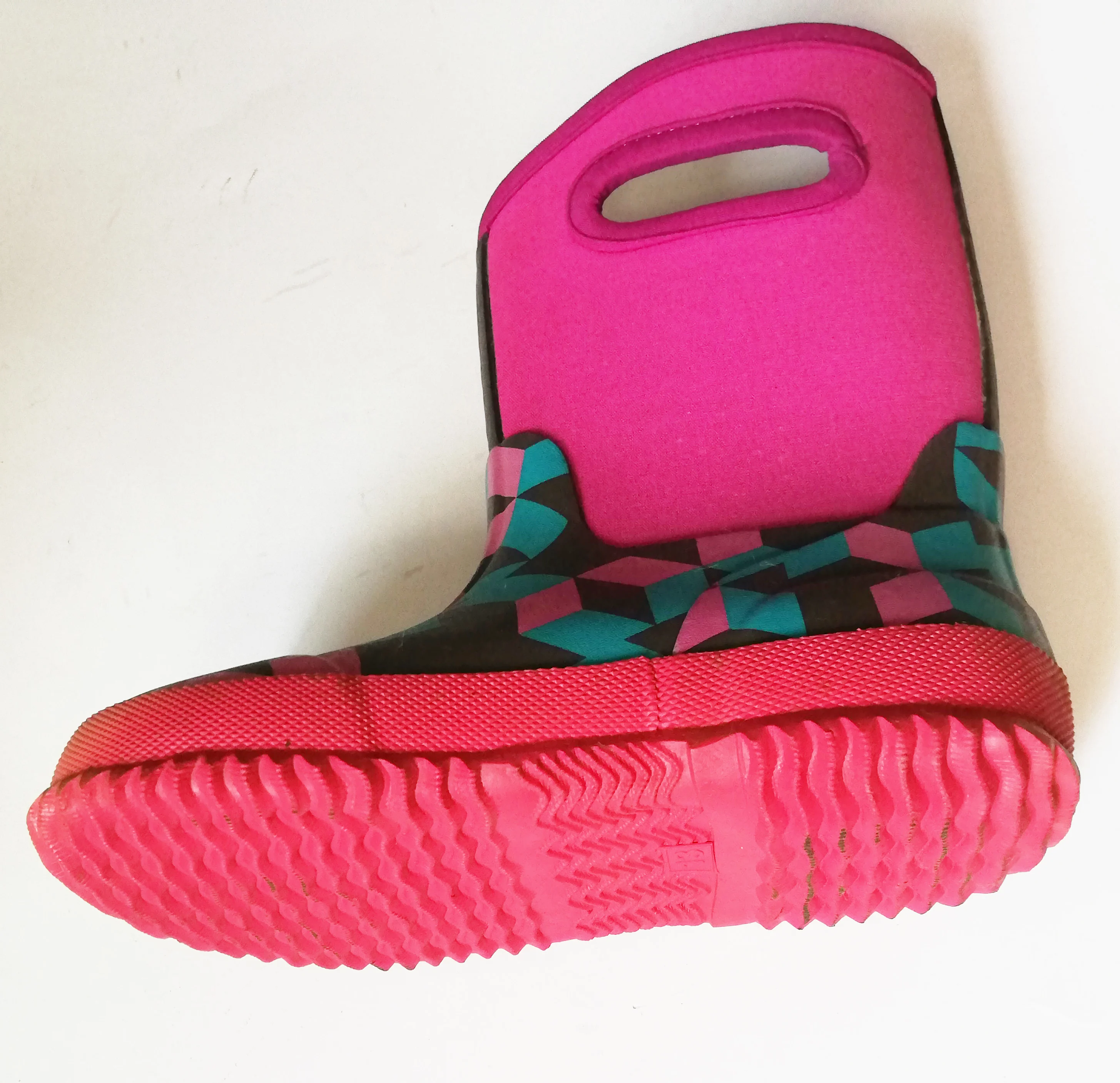 
outdoor sports kids wellies neoprene rubber rain boot 