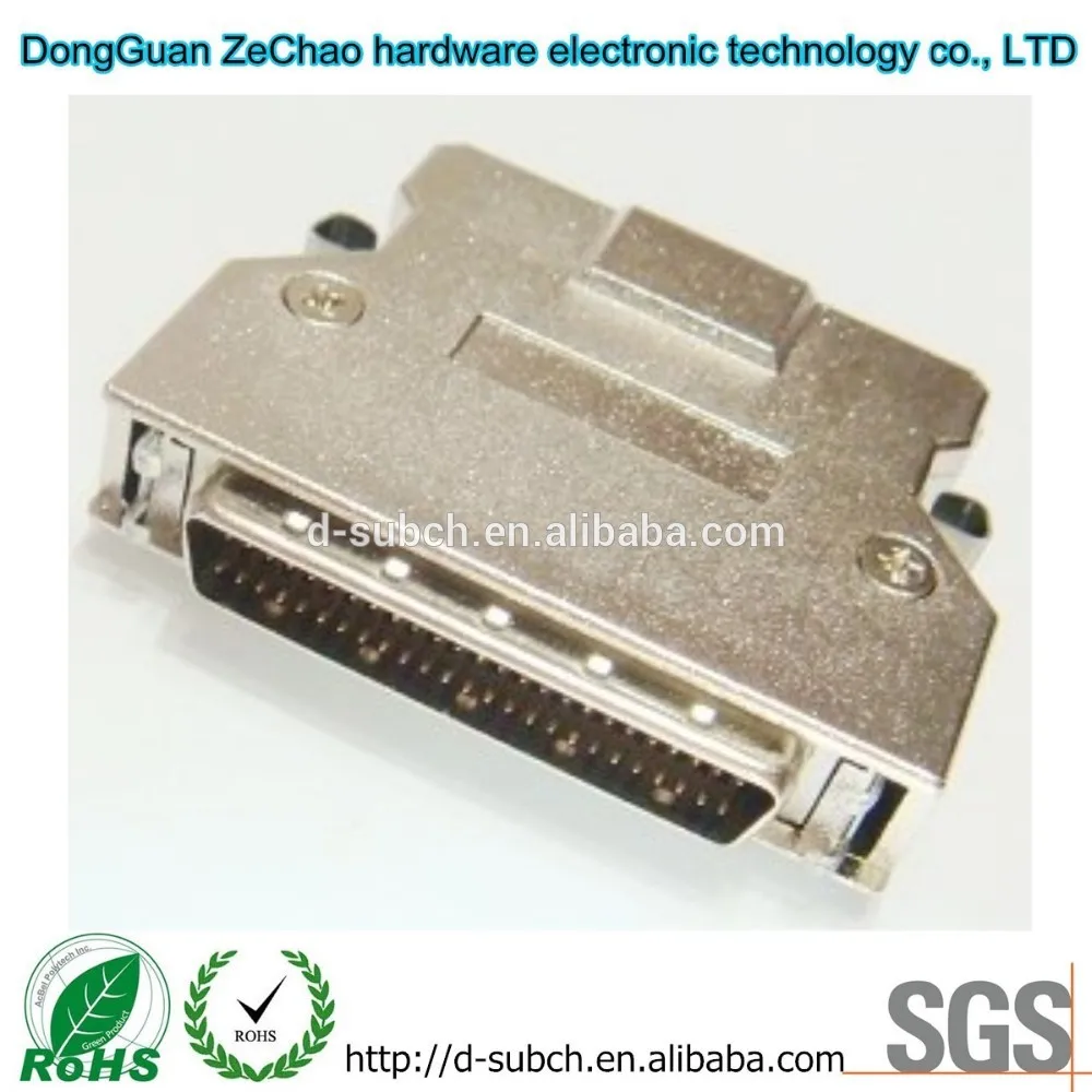 D тип SCSI разъем, 50 разъём(ов) прямые интерфейс для печатной платы мужской разъем