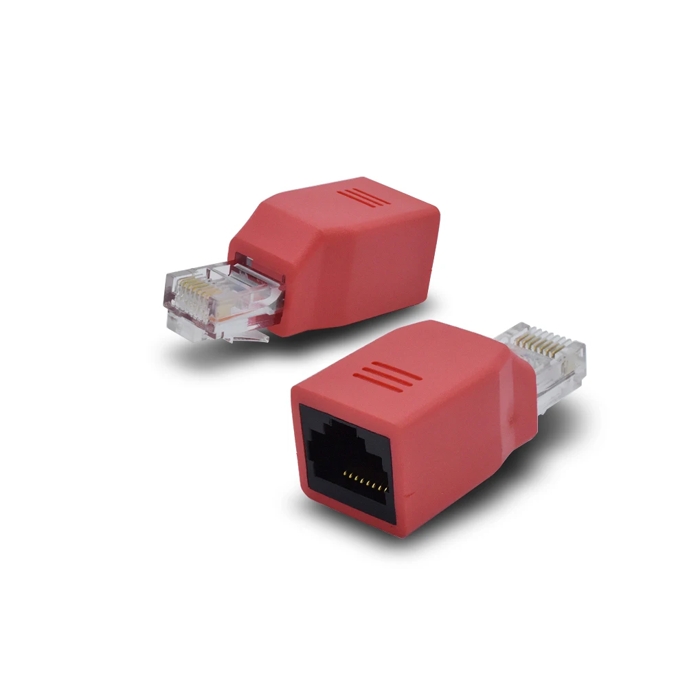 Rj 45 male to Rj45 female adapter connector