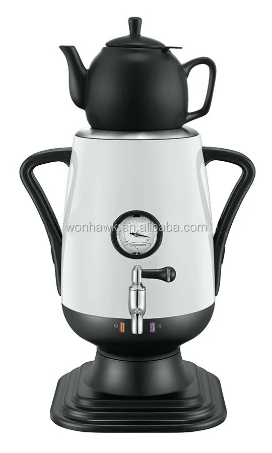 Восточный дизайн, русский Электрический чайник Samovar/белый самовар