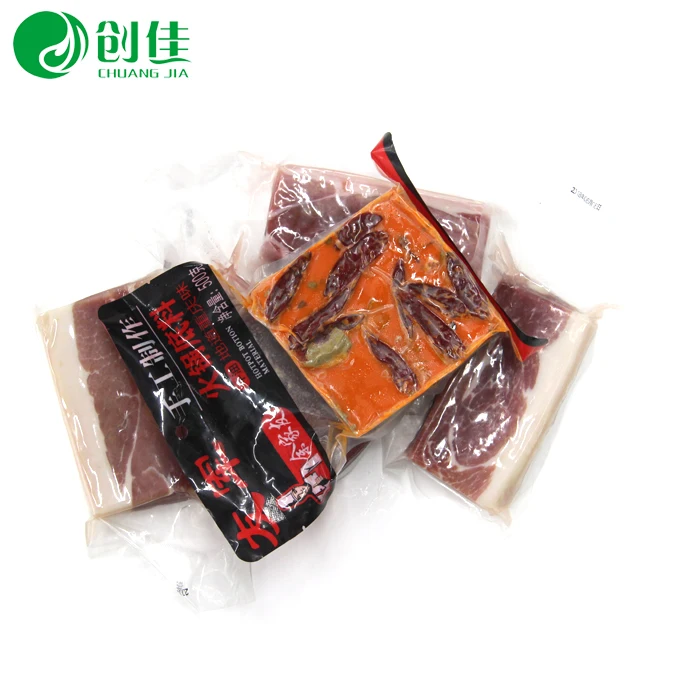 Leakproof custom clear plastic food packing nylon retort pouch/food vacuum sealer bags