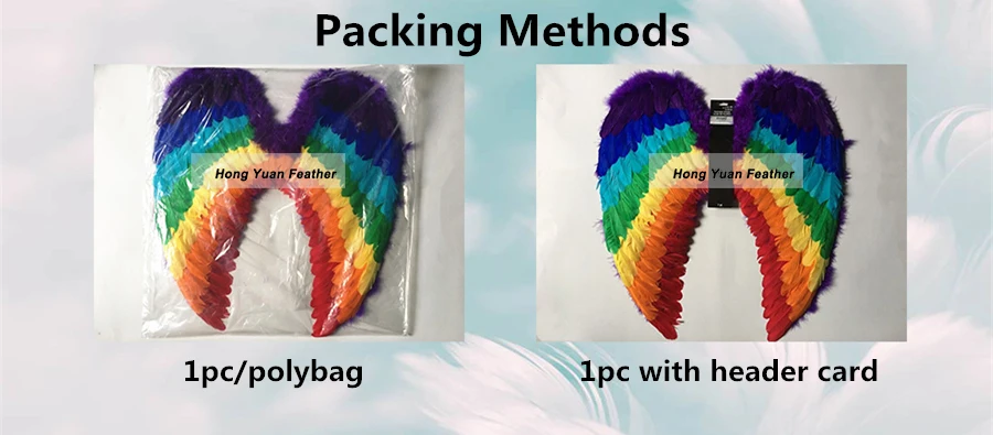 HY Wholesale Real Party Wall Decor White Blue Black Long Large Adult Goose Feather Angel Wings for  Dance Halloween Cosplay