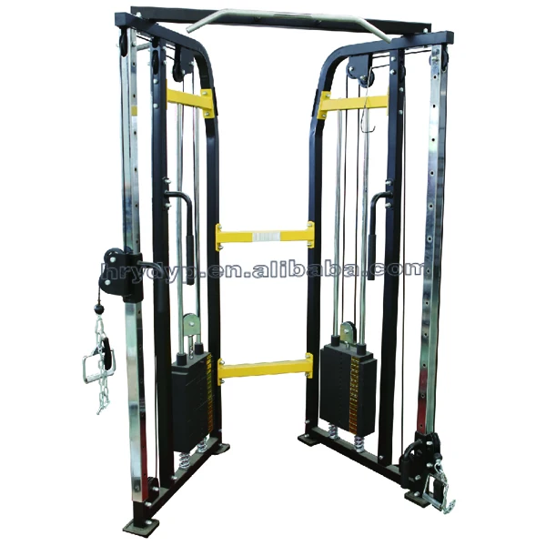 Высококачественная коммерческая система шкива, перекрещивающий кабельный тренажер для силовых тренировок, тренажерный зал HRGYM26B