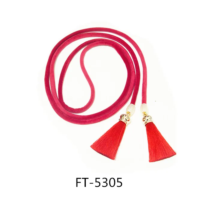 2018 Popular Cord Belts Fashion Rope Belts Tassels Belts