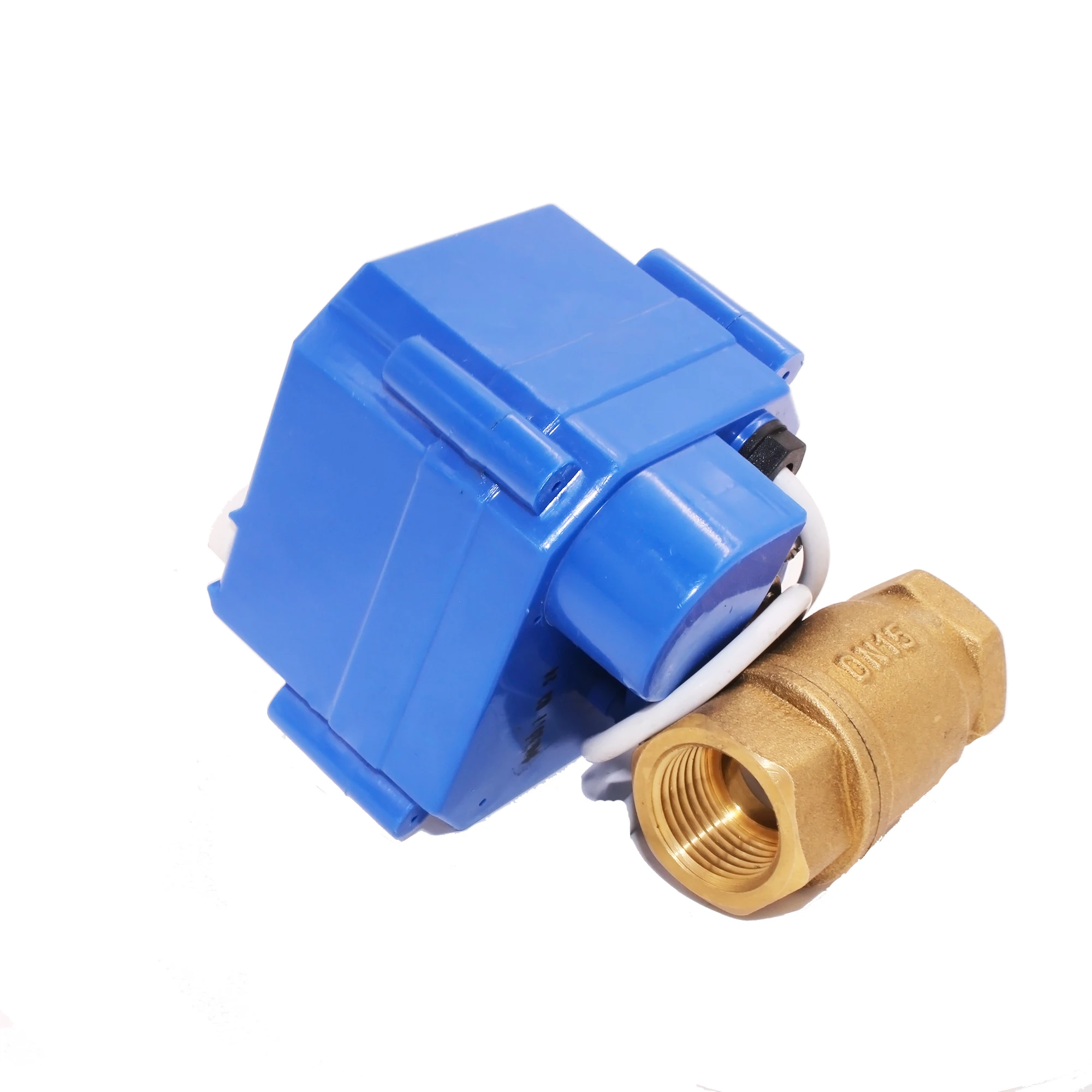 1/2 inch female thread two way brass ball valve auto  shut off electric ballvalve solenoid valve