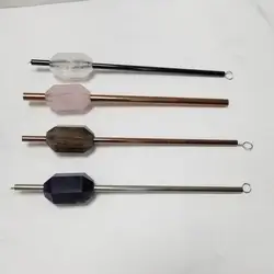 Reusable Drinking Healing Natural Crystal Straw