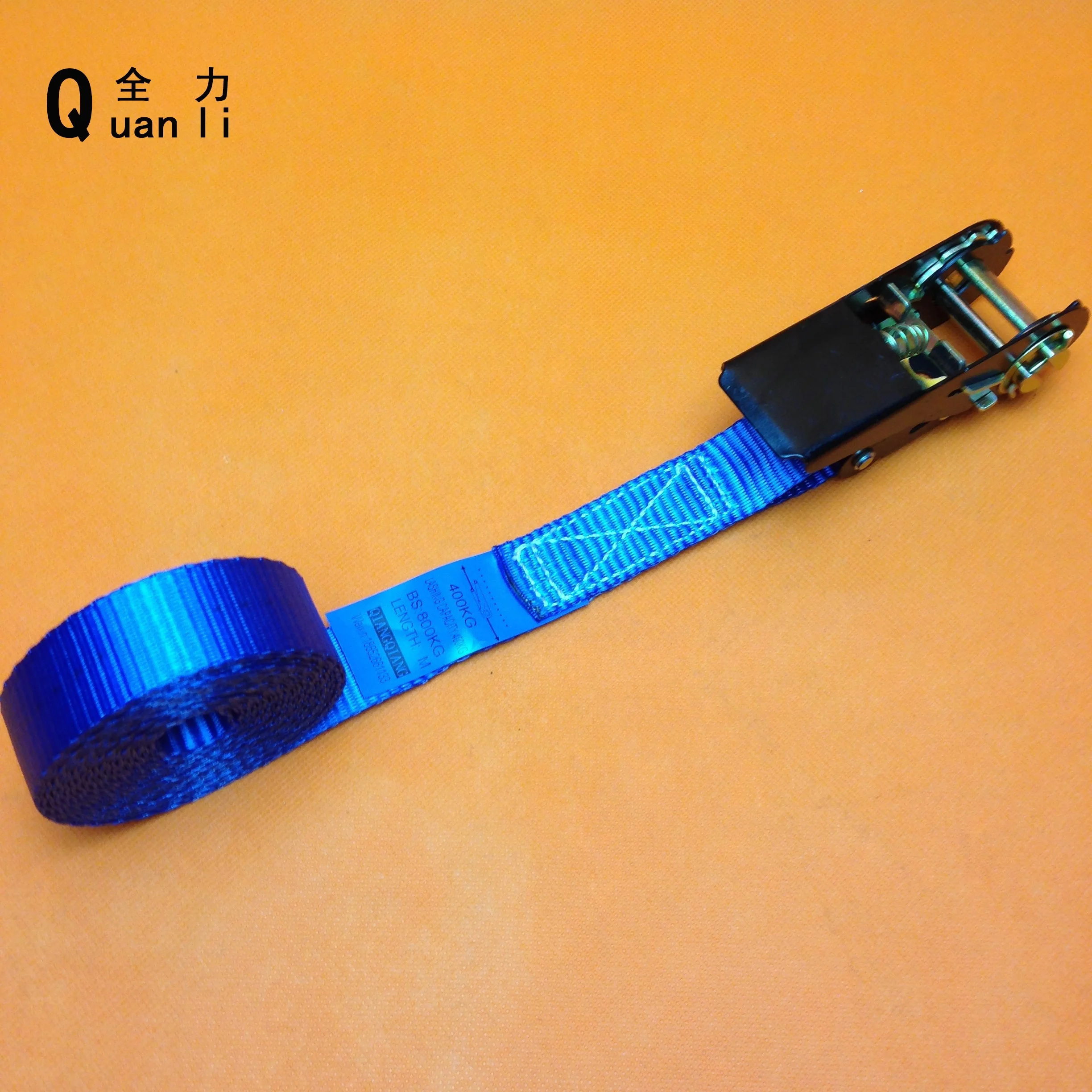 25mm 3M wholesale black ratchet  endless tie down ratchet  lashing strap tie down straps without hook