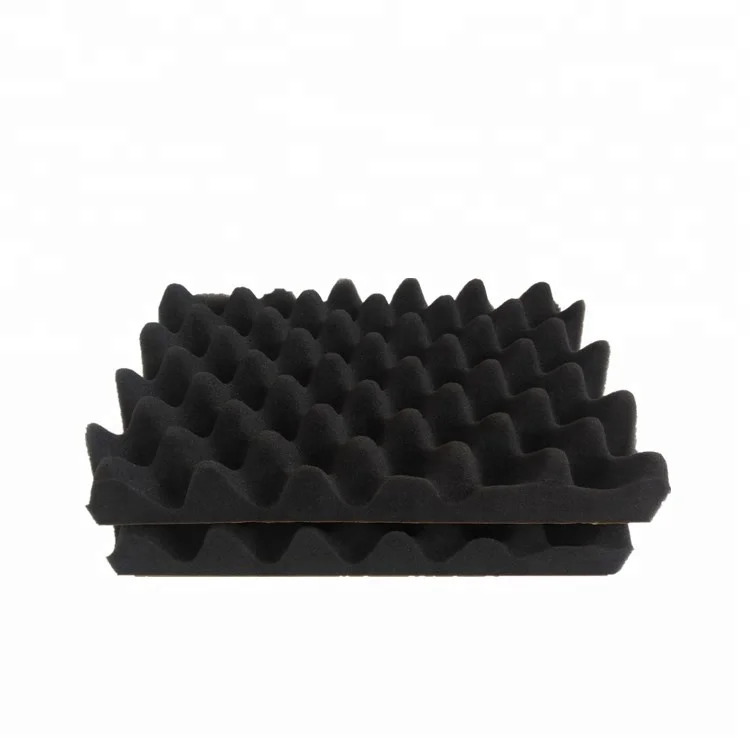 Factory Direct Supply Custom Black Soundproof Wave Acoustic Foam Panel