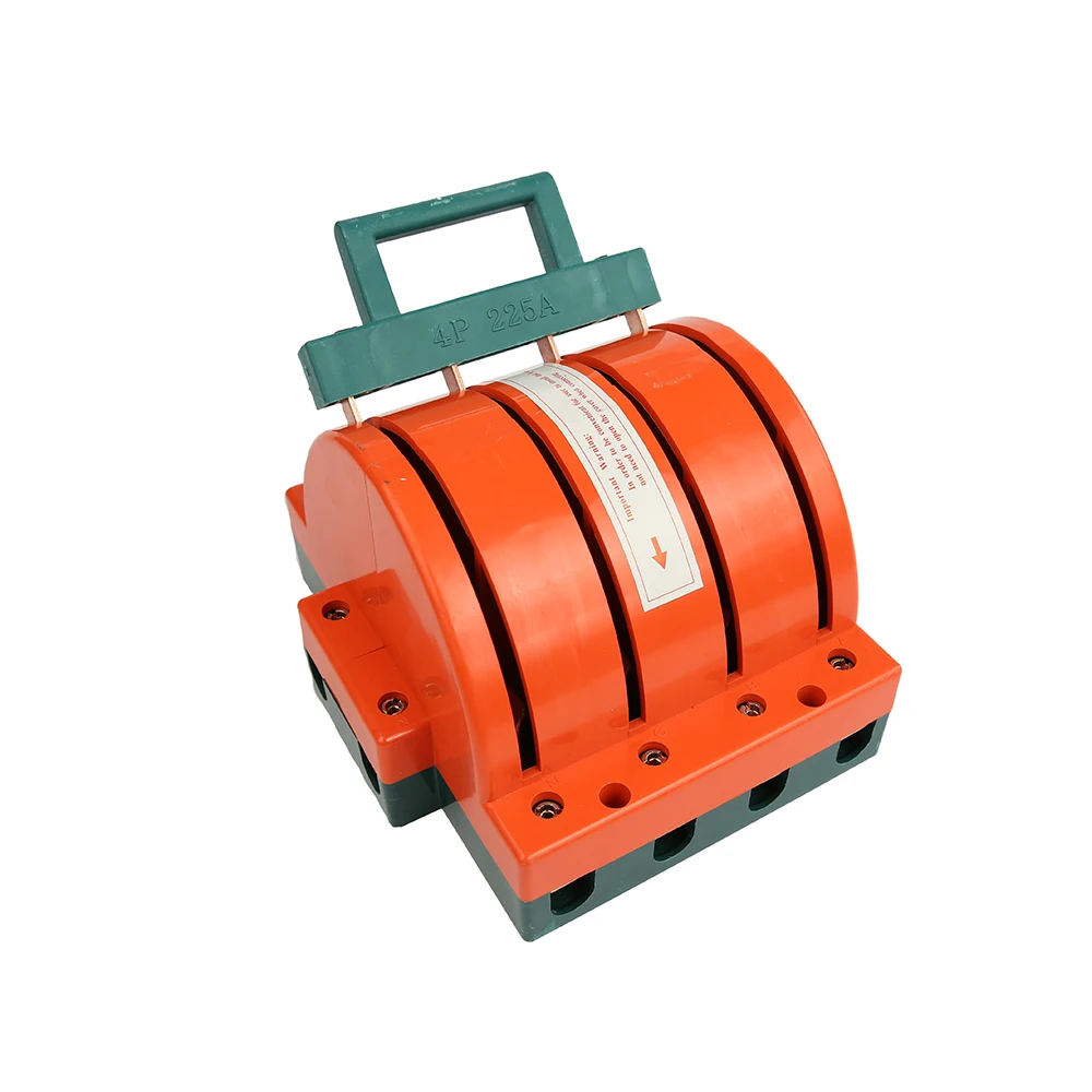 Orange 2P63A 220v Handle Push Double Manual Knife Changeover Switch