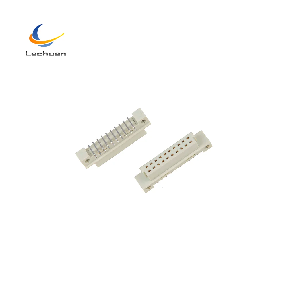 2.54mm Pitch 20Pin Two Row Right Angle female DIN41612 eurocard Connector