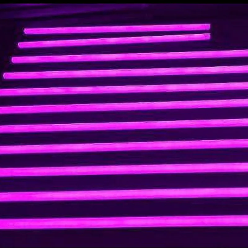 multi purple rgb decorative fluorescent led tube color