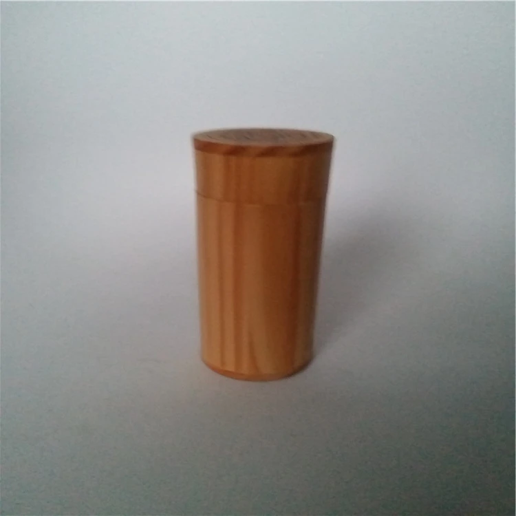 Amazon Hot Sale Unfinished Wooden Cylinder Jar Bamboo Barrel