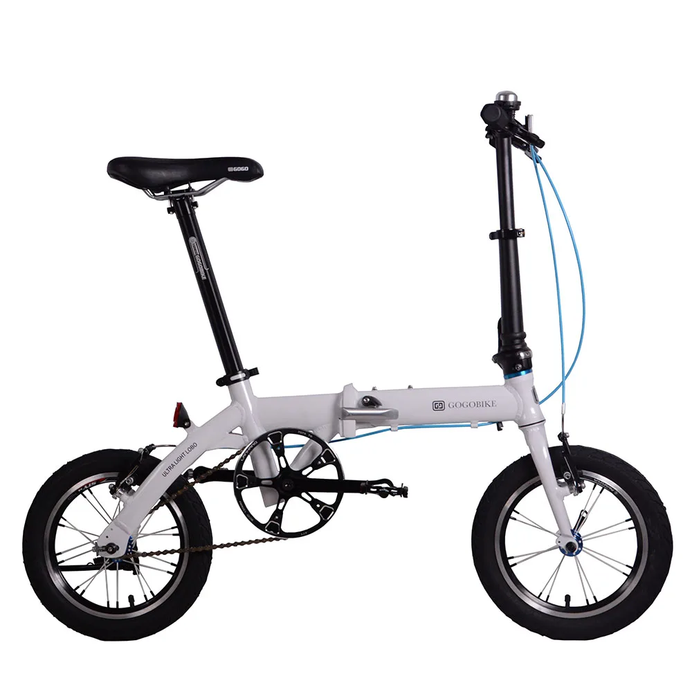 
Hot selling high end 14 inch single speed light weight folding bike 7kg 