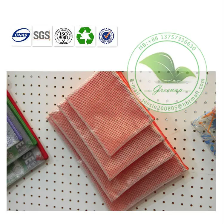 Custom Eco-friendly Transparent PVC Stationery Bag/File Bag/Document Bag for Sale