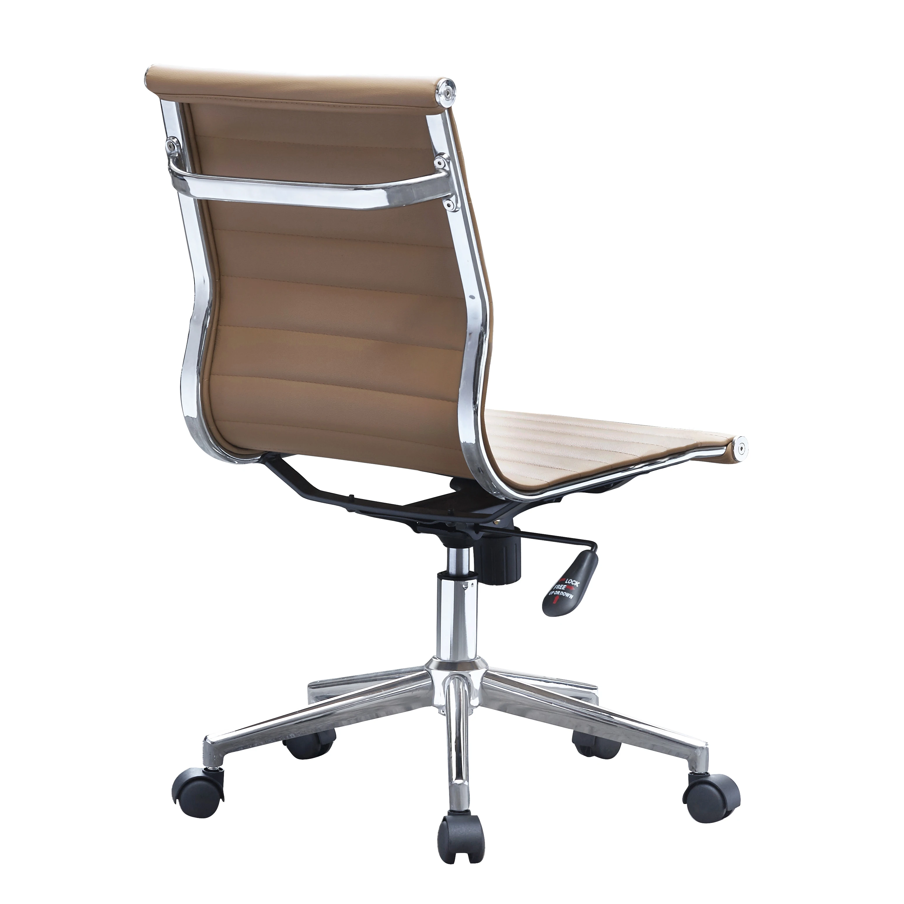 modern office chair office armless comfortable soft leather elegant high end office chair