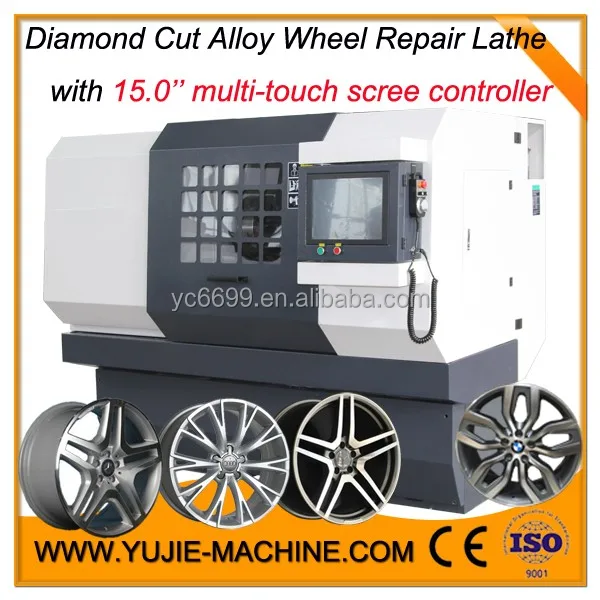 
3rd Generation cnc lathe machine for car alloy wheels with probe Only 1~2 hour training 