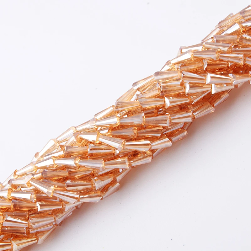 Wholesale Tower Shape Crystal Lampwork Glass Beads