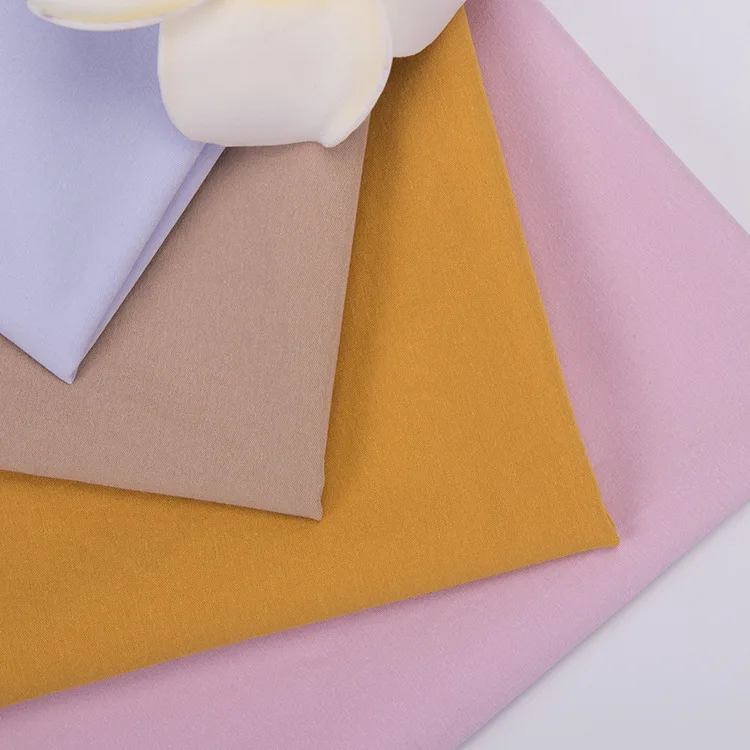 Micro Fiber fabric Woven Plain Weave. 100% Polyester for robe shirting