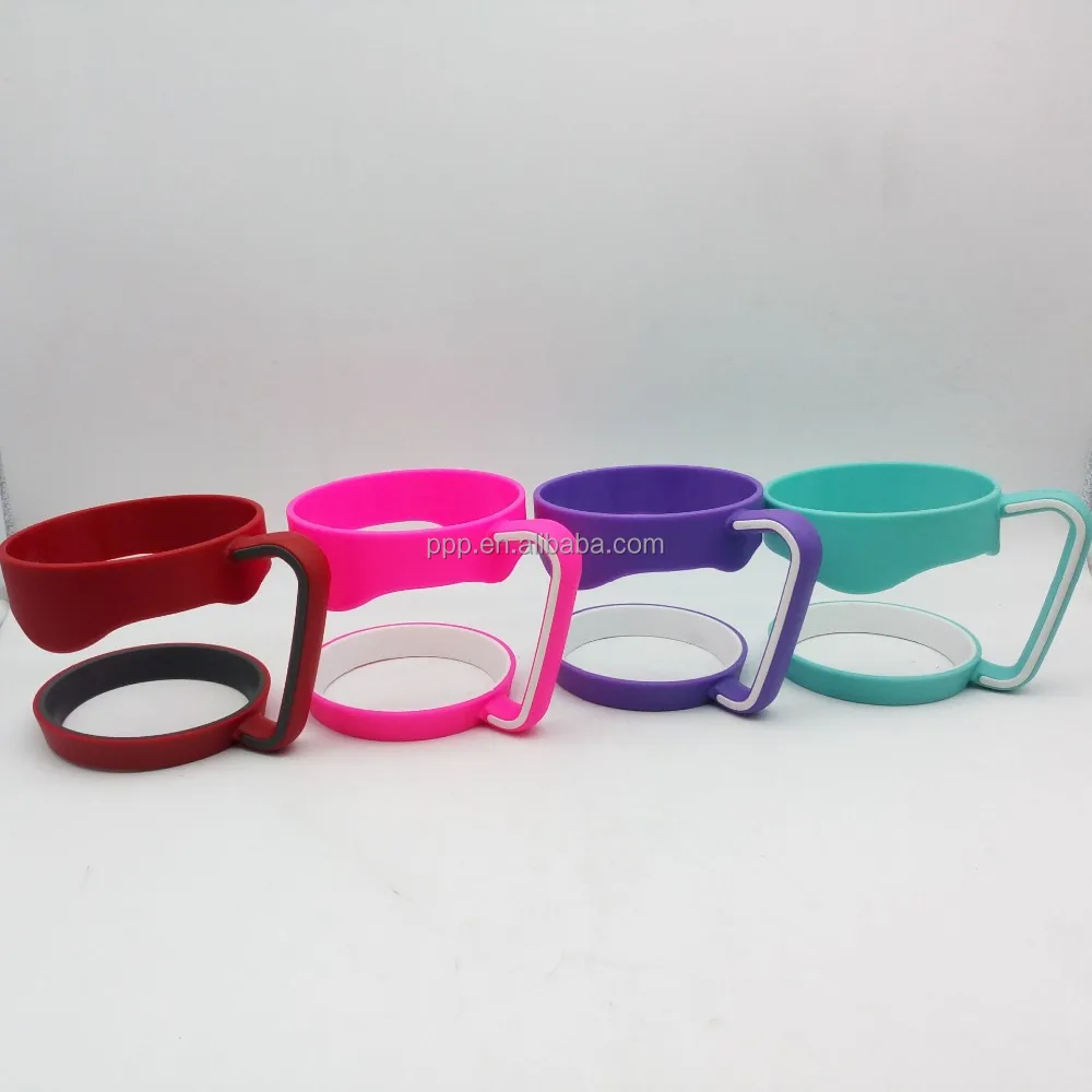 Экологичные аксессуары для кофейных кружек объемом 30 унций/пластиковая ручка для бутылки с водой/красочный стакан для воды с ручкой