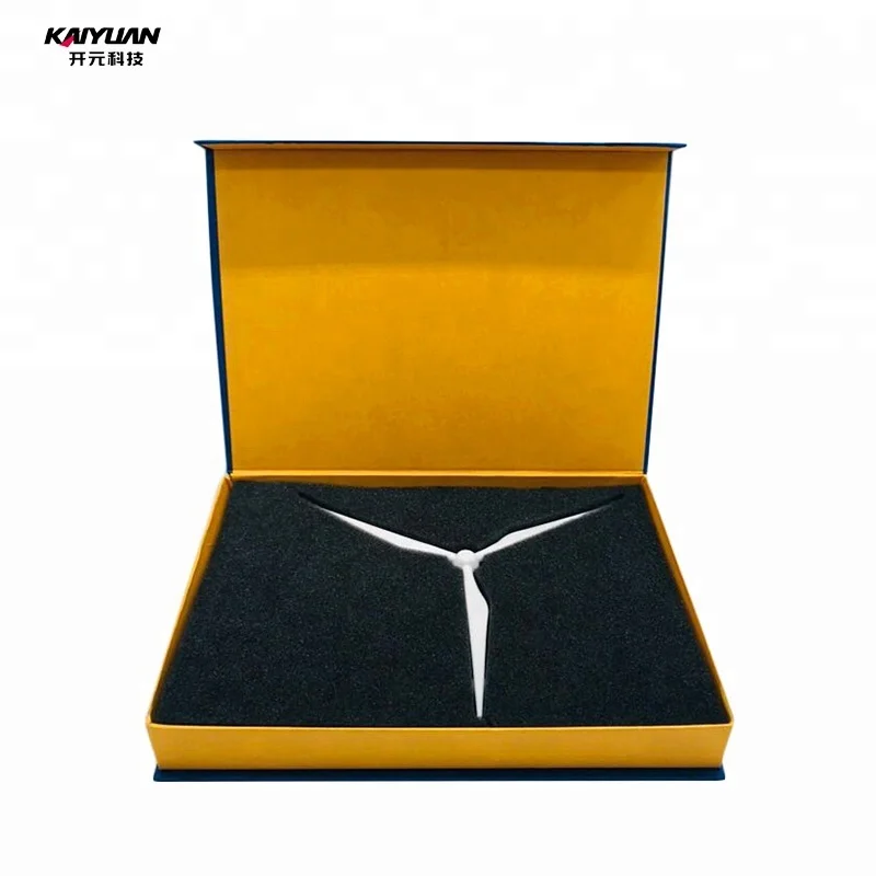 
Promotion desk decoration mini portable windmill solar power wind turbine model 