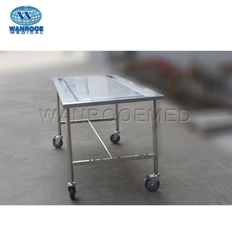 GA201 Low Price Stainless Steel Frame Funeral Autopsy Embalming Table