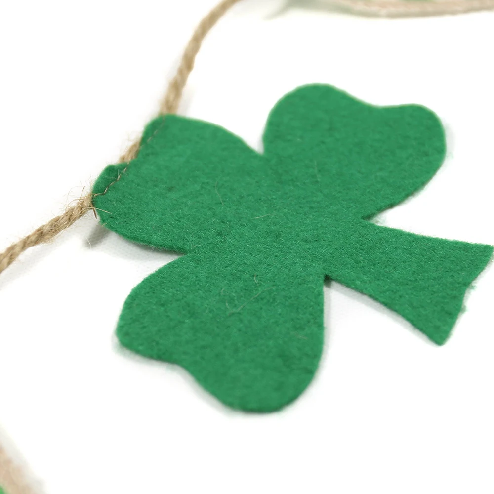 Festival decor party pennant banners flag fabric st patricks day decoration bunting