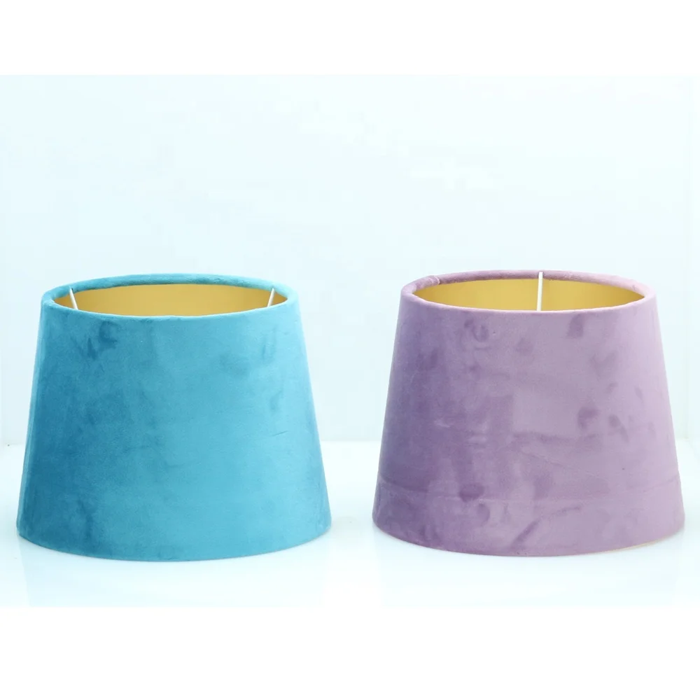 Velvet lamp shades decorative table lamps velvet table lamp shade