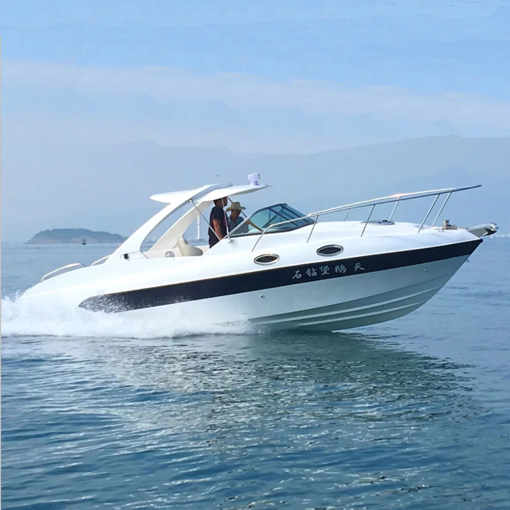 WATERWISH QD 27 CABIN Fiberglass High Speed Yacht Boat