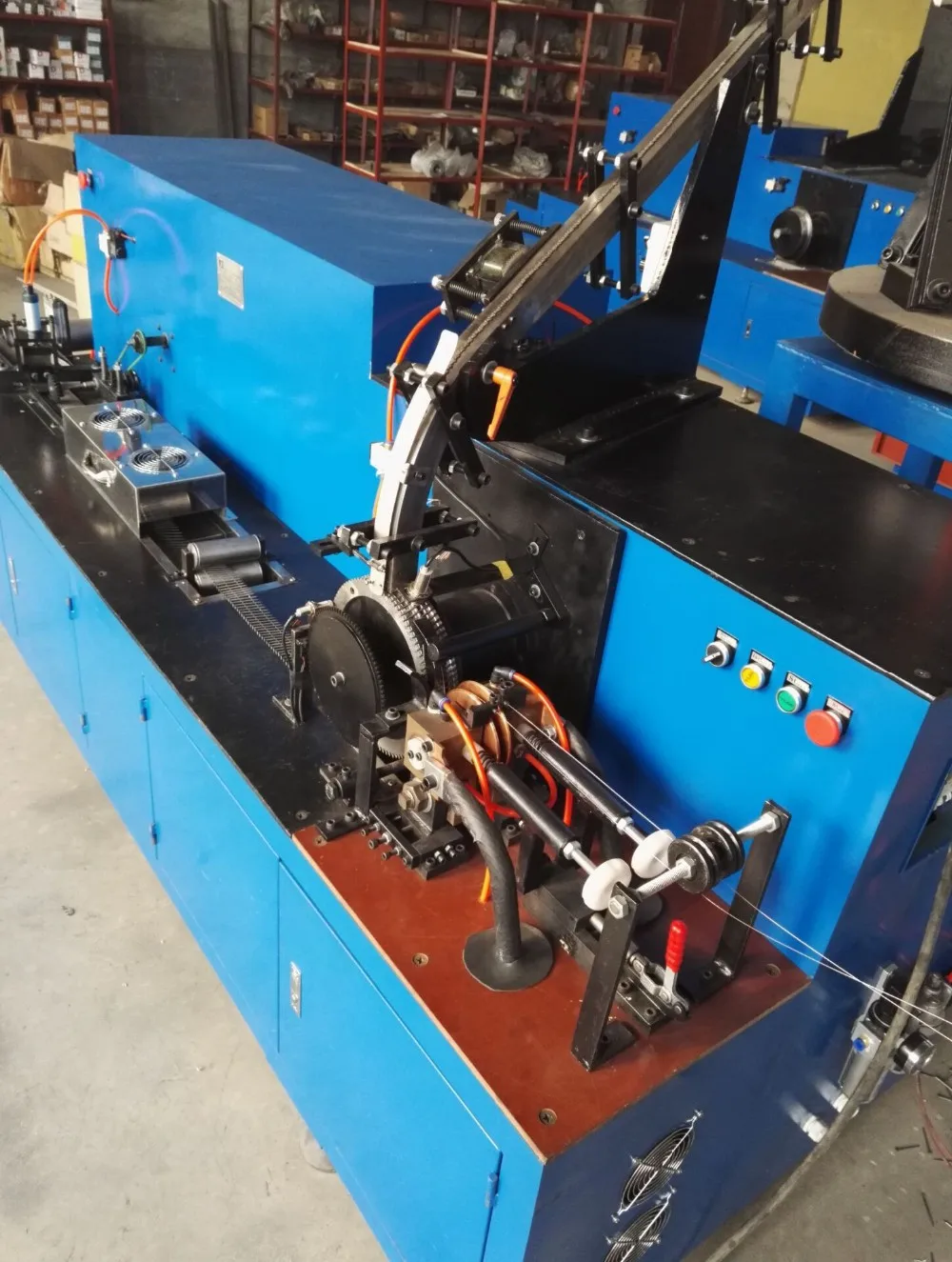 New invented high efficiency coil nail making machine