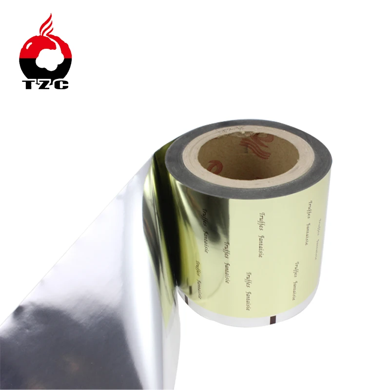 barrier food packaging 125 micron opp aluminium plastic composite  film roll