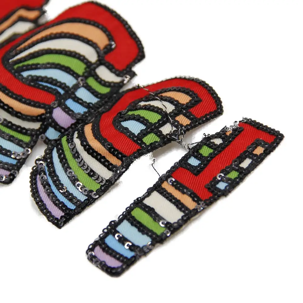 
China factory band car logo stickers Rayon Silk Tassel pvc rubber 3d patch making machine 