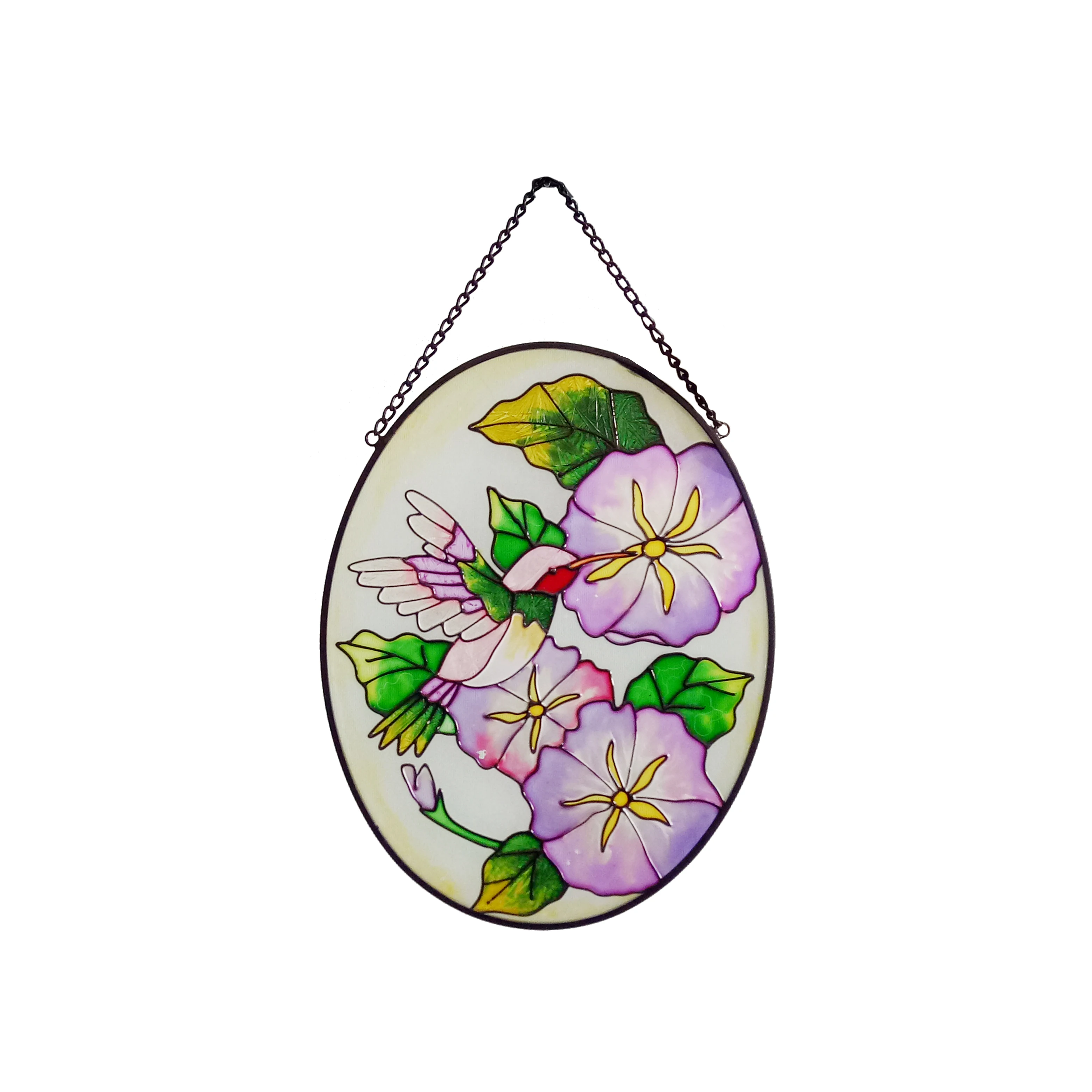 stained glass painting suncatcher craft wall decor for interior
