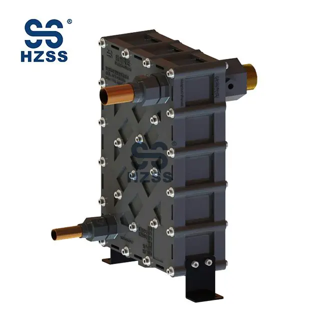 
HZSS Plastic Steel Shell and Coil Heat Exchanger Price 